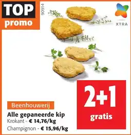 Colruyt Beenhouwerij Alle gepaneerde kip aanbieding