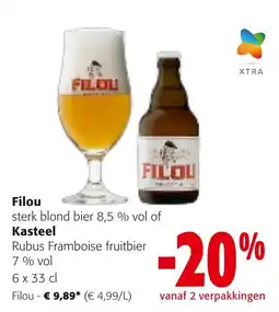 Colruyt Filou sterk blond bier aanbieding