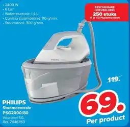 Carrefour Philips stoomcentrale aanbieding