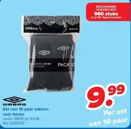 Carrefour Set van 10 paar sokken aanbieding