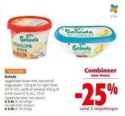Colruyt Balade opgeklopte boter aanbieding