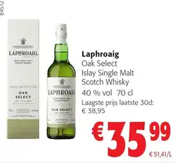 Colruyt Laphroaig oak select aanbieding