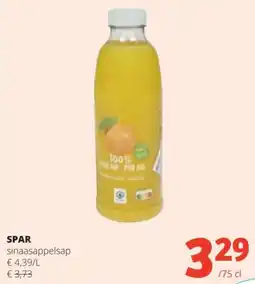 Spar sinaasappelsap aanbieding