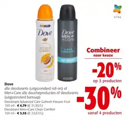 Colruyt Dove alle deodorants aanbieding