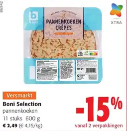 Colruyt Boni Selection pannenkoeken aanbieding