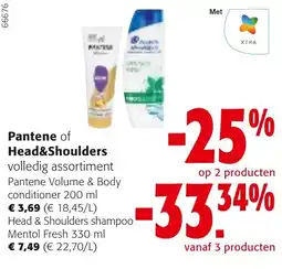 Colruyt Pantene of Head&Shoulders volledig assortiment aanbieding