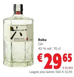 Colruyt Roku Gin aanbieding