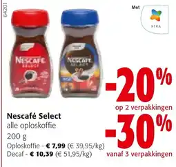 Colruyt Nescafe select aanbieding