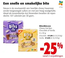 Colruyt BitesWeLove chewy oat bars aanbieding