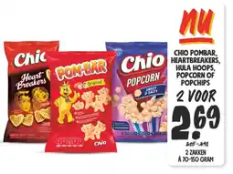 Jumbo Chio pombar, heartbreakers, hula hoops, popcorn of popchips aanbieding