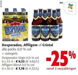 Colruyt Desperados, Affligem of Cristal aanbieding