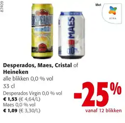 Colruyt Desperados, Maes, Cristal of Heineken aanbieding
