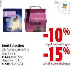 Colruyt Boni Selection alle kattenbakvulling aanbieding
