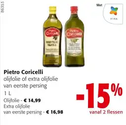 Colruyt Pietro Coricelli olijfolie aanbieding
