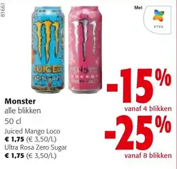 Colruyt Monster alle blikken aanbieding