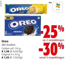 Colruyt Oreo alle koeken aanbieding