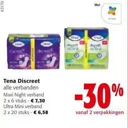 Colruyt Tena discreet alle verbanden aanbieding