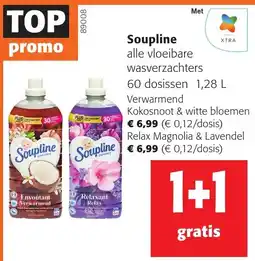 Colruyt Soupline alle vloeibare wasverzachters aanbieding