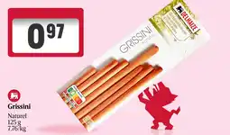 Delhaize Grissini naturel aanbieding