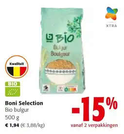 Colruyt Boni Selection bio bulgur aanbieding