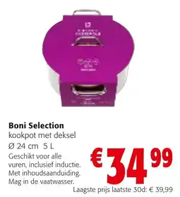 Colruyt Boni Selection kookpot met deksel aanbieding