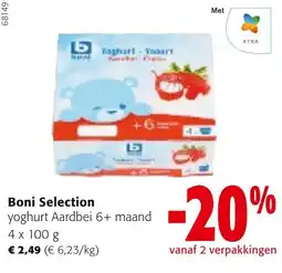 Colruyt Boni Selection yoghurt Aardbei aanbieding
