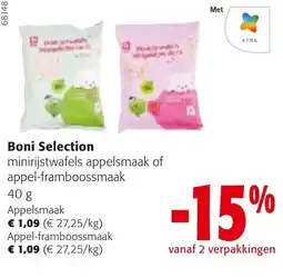 Colruyt Boni Selection minirijstwafels aanbieding