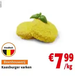 Colruyt Kaasburger varken aanbieding