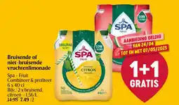 Delhaize Bruisende of niet-bruisende vruchtenlimonade aanbieding