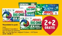 Delhaize Wasmiddel in pods aanbieding