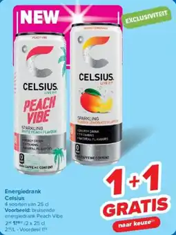 Carrefour Energiedrank Celsius aanbieding