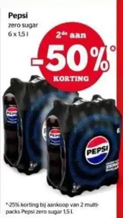 Spar Pepsi zero sugar aanbieding
