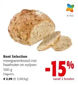 Colruyt boni selection meergranenbrood aanbieding