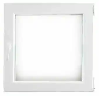 Zelfbouwmarkt Draaikiepraam Pvc Wit Deceuninck 1000x1000mm aanbieding