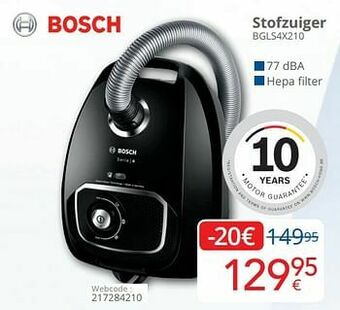 Eldi Bosch stofzuiger bgls4x210 aanbieding