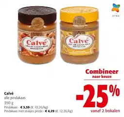 Colruyt Calvé alle pindakaas aanbieding