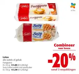 Colruyt Lotus alle wafels of gebak aanbieding