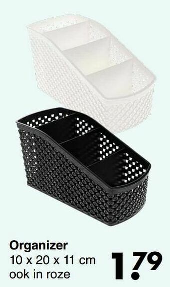Wibra Organizer aanbieding