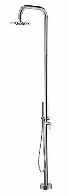 Zelfbouwmarkt Buitendouche Kyrana Met Handdouche Inox aanbieding