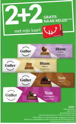 Intermarché Galler Chocoladerepen aanbieding