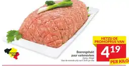 Intermarché Boerengehakt puur varkensvlees aanbieding