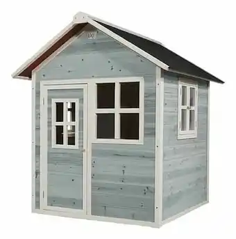 Dreamland EXIT houten speelhuisje Loft 100 blauw aanbieding