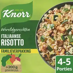Albert Heijn Knorr Wereldgerechten Italiaanse risotto XL aanbieding