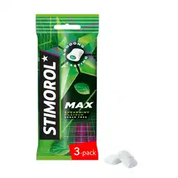 Albert Heijn Stimorol Max spearmint 3-pack aanbieding