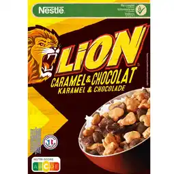 Albert Heijn Nestlé Lion karamel & chocolade cereals aanbieding
