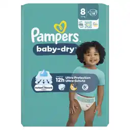 Albert Heijn Pampers Baby-dry luiers maat 8 aanbieding
