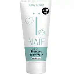 Albert Heijn Naïf 2 in 1 shampoo & body wash aanbieding