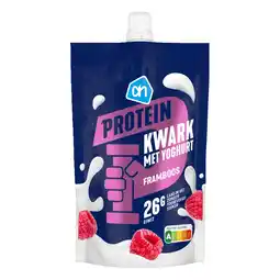 Albert Heijn AH Protein kwark met yoghurt framboos aanbieding