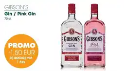 Prik en Tik Gibson's Gin / Pink Gin aanbieding
