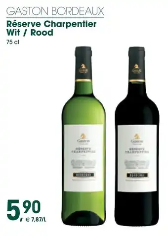 Gaston bordeaux reserve charpentier